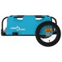 Bicycle trailer iron and blue Oxford cloth by vidaXL, Bicycle trailers - Ref: Foro24-94163, Price: 77,99 €, Discount: %