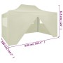 Carpa plegable profesional con 4 paredes acero color crema 3x4m de vidaXL, Carpas y cenadores - Ref: Foro24-48894, Precio: 17...