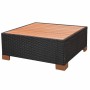 Gartenmöbel und Kissen 7 Stück synthetisches Rattan schwarz von vidaXL, Gartensets - Ref: Foro24-42757, Preis: 631,63 €, Raba...