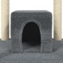 Rascador para gatos con postes de sisal gris oscuro 174 cm de vidaXL, Mobiliario para gatos - Ref: Foro24-171535, Precio: 162...