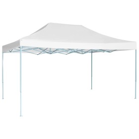 Professional folding tent, white steel, 3x4 m by vidaXL, Tents and gazebos - Ref: Foro24-48898, Price: 139,39 €, Discount: %