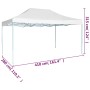 Professionelles faltbares Zelt aus weißem Stahl 3x4 m von vidaXL, Zelte und Pavillons - Ref: Foro24-48898, Preis: 139,28 €, R...