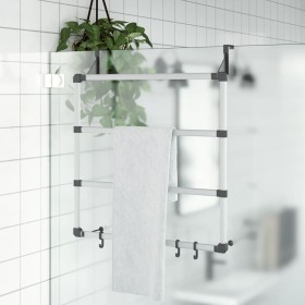 Aluminum towel rack 67x15x66 cm by vidaXL, Towel racks - Ref: Foro24-154600, Price: 27,99 €, Discount: %