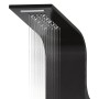 Black aluminum shower panel column 20x44x130 cm by vidaXL, Jet nozzles for bathtubs and showers - Ref: Foro24-142996, Price: ...