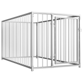 Outdoor kennel 100x200x100 cm by vidaXL, Dog kennels and fences - Ref: Foro24-144488, Price: 195,40 €, Discount: %