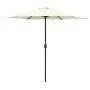 Garden umbrella and sand white aluminum pole 270x246 cm by vidaXL, Umbrellas - Ref: Foro24-47345, Price: 56,37 €, Discount: %