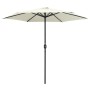 Garden umbrella and sand white aluminum pole 270x246 cm by vidaXL, Umbrellas - Ref: Foro24-47345, Price: 56,37 €, Discount: %