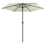 Garden umbrella and sand white aluminum pole 270x246 cm by vidaXL, Umbrellas - Ref: Foro24-47345, Price: 56,37 €, Discount: %