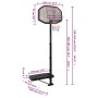 Black polyethylene basketball basket 258-363 cm by vidaXL, basketball baskets - Ref: Foro24-93649, Price: 181,99 €, Discount: %