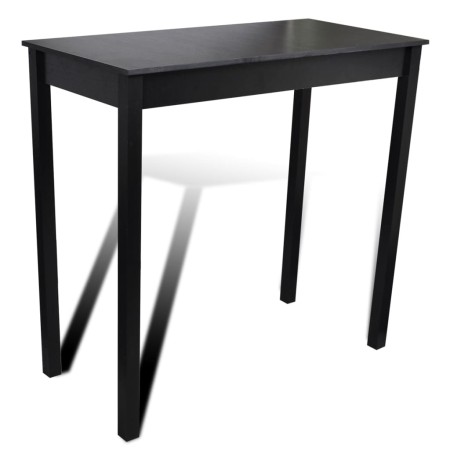 Mesa alta negra de MDF 115x55x107 cm de vidaXL, Mesas de cocina y de comedor - Ref: Foro24-240378, Precio: 91,55 €, Descuento: %