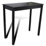 Mesa alta negra de MDF 115x55x107 cm de vidaXL, Mesas de cocina y de comedor - Ref: Foro24-240378, Precio: 91,55 €, Descuento: %