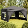 Faltbares Partyzelt mit Seitenwänden anthrazit 3x3 m von vidaXL, Zelte und Pavillons - Ref: Foro24-93523, Preis: 143,05 €, Ra...