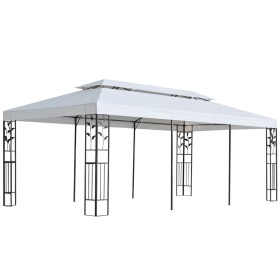 White gazebo 3x6 m by vidaXL, Tents and gazebos - Ref: Foro24-276102, Price: 351,99 €, Discount: %