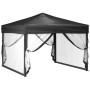 Faltbares Partyzelt mit anthrazitgrauen Wänden 3x3 m von vidaXL, Zelte und Pavillons - Ref: Foro24-93530, Preis: 121,97 €, Ra...