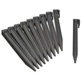 Nature Garden Anchors 10 units gray by Nature, Garden edging and edging - Ref: Foro24-428505, Price: 21,42 €, Discount: %