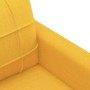 3-seater light yellow fabric sofa 210 cm by vidaXL, Sofas - Ref: Foro24-348634, Price: 279,04 €, Discount: %