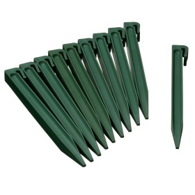 Natura Garden anchors 10 units green by Nature, Garden edging and edging - Ref: Foro24-428503, Price: 19,83 €, Discount: %