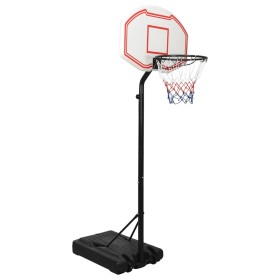 White polyethylene basketball hoop 237-307 cm by vidaXL, basketball baskets - Ref: Foro24-93652, Price: 154,99 €, Discount: %