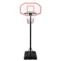 Canasta de baloncesto polietileno blanco 237-307 cm de vidaXL, Canastas de baloncesto - Ref: Foro24-93652, Precio: 150,61 €, ...