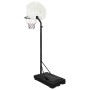 Canasta de baloncesto polietileno blanco 237-307 cm de vidaXL, Canastas de baloncesto - Ref: Foro24-93652, Precio: 150,61 €, ...