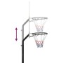 Canasta de baloncesto polietileno blanco 237-307 cm de vidaXL, Canastas de baloncesto - Ref: Foro24-93652, Precio: 150,61 €, ...