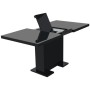 Glossy black extendable dining table by vidaXL, Kitchen and dining tables - Ref: Foro24-243549, Price: 345,21 €, Discount: %