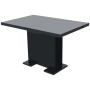 Glossy black extendable dining table by vidaXL, Kitchen and dining tables - Ref: Foro24-243549, Price: 345,21 €, Discount: %