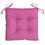 Cojines para silla 6 unidades tela rosa 40x40x7 cm de vidaXL, Cojines para sillas y sofás - Ref: Foro24-361503, Precio: 51,26...