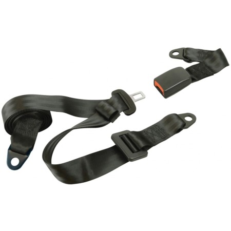 Carpoint 3-point static black seat belt by Carpoint, Vehicle seat belts - Ref: Foro24-439341, Price: 39,66 €, Discount: %