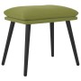 Light green velvet footstool 45x29.5x35 cm by vidaXL, Ottomans - Ref: Foro24-341507, Price: 41,99 €, Discount: %