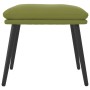 Light green velvet footstool 45x29.5x35 cm by vidaXL, Ottomans - Ref: Foro24-341507, Price: 41,99 €, Discount: %