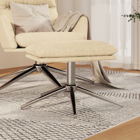 Cream fabric footstool 60x60x35 cm by vidaXL, Ottomans - Ref: Foro24-341547, Price: 51,99 €, Discount: %