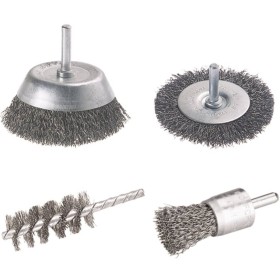 wolfcraft Wire Brush Set 4 Pieces 2133000 by wolfcraft, Welding accessories - Ref: Foro24-405116, Price: 18,27 €, Discount: %