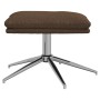 Brown fabric footstool 60x60x35 cm by vidaXL, Ottomans - Ref: Foro24-341548, Price: 51,76 €, Discount: %