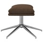 Brown fabric footstool 60x60x35 cm by vidaXL, Ottomans - Ref: Foro24-341548, Price: 51,76 €, Discount: %