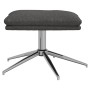 Dark gray fabric footstool 60x60x35 cm by vidaXL, Ottomans - Ref: Foro24-341546, Price: 52,99 €, Discount: %