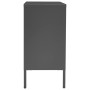 Sideboard in steel and anthracite tempered glass 75x35x70 cm by vidaXL, Sideboards - Ref: Foro24-336075, Price: 164,99 €, Dis...