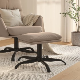 Light gray microfiber fabric footrest 60x60x36 cm by vidaXL, Ottomans - Ref: Foro24-341622, Price: 45,99 €, Discount: %