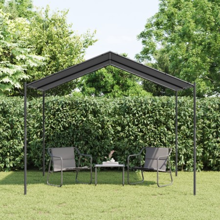 Steel tent and anthracite gray fabric 3x3 m by vidaXL, Tents and gazebos - Ref: Foro24-362450, Price: 179,01 €, Discount: %