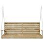 Banco columpio madera de pino impregnada 155x65x60 cm de vidaXL, Balancines de jardín - Ref: Foro24-316065, Precio: 158,26 €,...