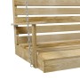 Pine wood swing bench impregnated with 155x65x60 cm dimensions by vidaXL, Garden rockers - Ref: Foro24-316065, Price: 158,26 ...