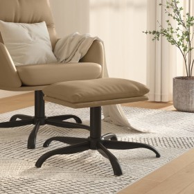 Cappuccino synthetic leather footstool 60x60x36 cm by vidaXL, Ottomans - Ref: Foro24-341595, Price: 47,99 €, Discount: %