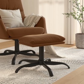 Brown microfiber fabric footrest 60x60x36 cm by vidaXL, Ottomans - Ref: Foro24-341620, Price: 45,99 €, Discount: %