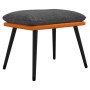 Reposapiés tela y cuero sintético gris y naranja 45x29,5x35 cm de vidaXL, Otomanas - Ref: Foro24-341527, Precio: 39,70 €, Des...