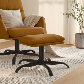 Brown velvet footstool 60x60x36 cm by vidaXL, Ottomans - Ref: Foro24-341586, Price: 38,99 €, Discount: %