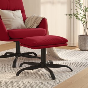 Wine velvet footstool 60x60x36 cm by vidaXL, Ottomans - Ref: Foro24-341583, Price: 45,99 €, Discount: %