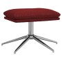 Red wine red fabric footstool 60x60x35 cm by vidaXL, Ottomans - Ref: Foro24-341553, Price: 51,99 €, Discount: %