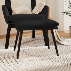 Black microfiber fabric footrest 45x30x35 cm by vidaXL, Ottomans - Ref: Foro24-341543, Price: 42,99 €, Discount: %