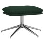 Dark green fabric footstool 60x60x35 cm by vidaXL, Ottomans - Ref: Foro24-341550, Price: 51,87 €, Discount: %