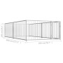 Außen-Hundezwinger 200x400x100 cm von vidaXL, Hundehütten und Zäune - Ref: Foro24-144490, Preis: 457,07 €, Rabatt: %